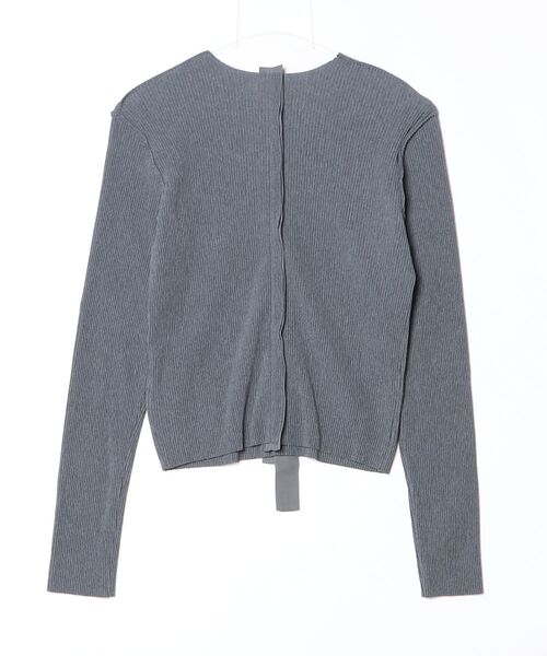 kotohayokozawa(コトハヨコザワ)の「CRISP SNAP CARDIGAN TDX6A-CRSP03(カーディガン/ボレロ・レディース・グレー/ネイビー/グリーン/ブラック・MEDIUM/SMALL)」の5枚目の写真