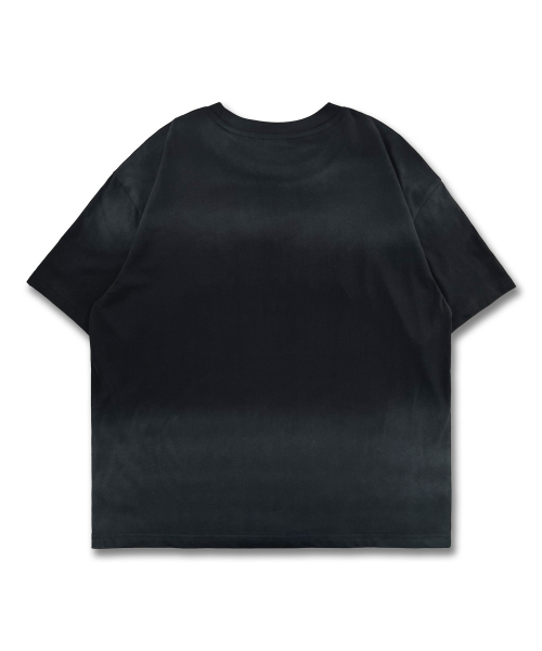 BUNKERBUSTER(バンカーバスター)の「セミクロップグラデーションウォッシング半袖Tシャツ MQ3TU638_CHARCOAL(Tシャツ/カットソー・メンズ・その他・95/100/105)」の2枚目の写真
