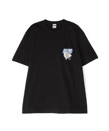 overprint/オーバープリント/別注LAZY HAZY PIZZA TEE