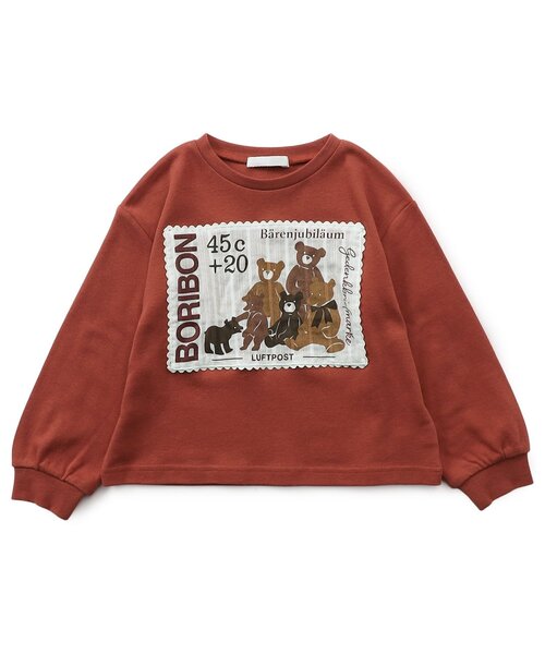 Boribon(ボリボン)の「スタンプ長袖Tシャツ(Tシャツ/カットソー・キッズ・ブルー/アイボリー/レッド・110/120/80/90/100)」の15枚目の写真