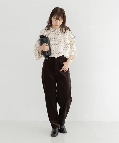 URBAN RESEARCH Sonny Label(アーバンリサーチサニーレーベル)の「『WEB限定』ドットフリルブラウス(シャツ/ブラウス・レディース・オフホワイト/ブラック系その他・FREE)」の8枚目の写真