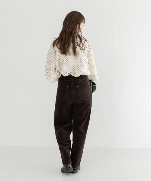 URBAN RESEARCH Sonny Label(アーバンリサーチサニーレーベル)の「『WEB限定』ドットフリルブラウス(シャツ/ブラウス・レディース・オフホワイト/ブラック系その他・FREE)」の9枚目の写真