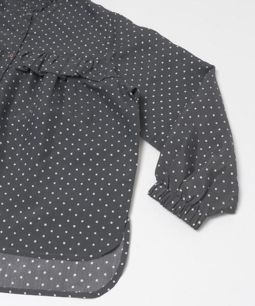 URBAN RESEARCH Sonny Label(アーバンリサーチサニーレーベル)の「『WEB限定』ドットフリルブラウス(シャツ/ブラウス・レディース・オフホワイト/ブラック系その他・FREE)」の20枚目の写真