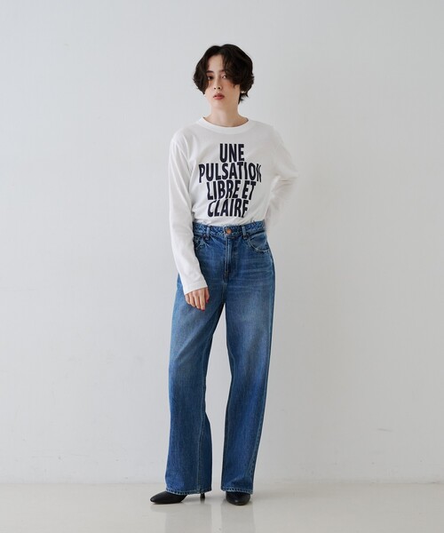 RED CARD TOKYO(レッドカード)の「【RED CARD / レッドカード】Florida/フロリダ ハイライズワイドストレートデニム(デニムパンツ・レディース・ブルー・23/24/25/22)」の10枚目の写真
