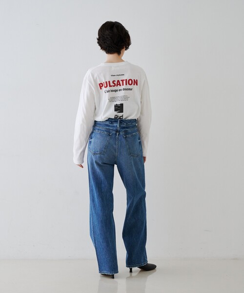 RED CARD TOKYO(レッドカード)の「【RED CARD / レッドカード】Florida/フロリダ ハイライズワイドストレートデニム(デニムパンツ・レディース・ブルー・23/24/25/22)」の12枚目の写真