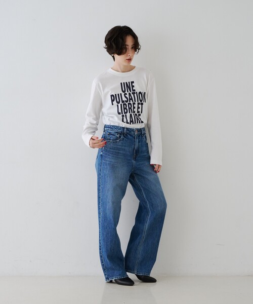 RED CARD TOKYO(レッドカード)の「【RED CARD / レッドカード】Florida/フロリダ ハイライズワイドストレートデニム(デニムパンツ・レディース・ブルー・23/24/25/22)」の13枚目の写真