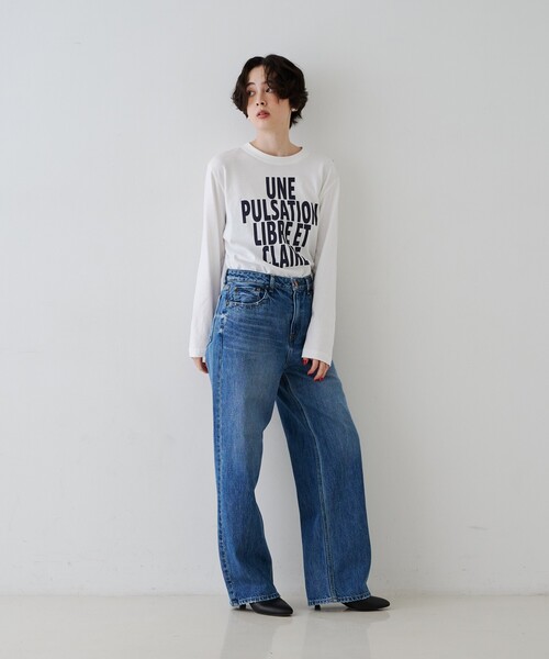 RED CARD TOKYO(レッドカード)の「【RED CARD / レッドカード】Florida/フロリダ ハイライズワイドストレートデニム(デニムパンツ・レディース・ブルー・23/24/25/22)」の14枚目の写真