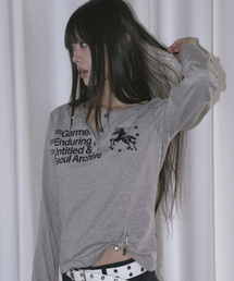 UNTITLED SEOUL（アンタイトル ソウル）の「シングルユニコーンヘンリーネックロングスリーブグレー（Tシャツ/カットソー）」