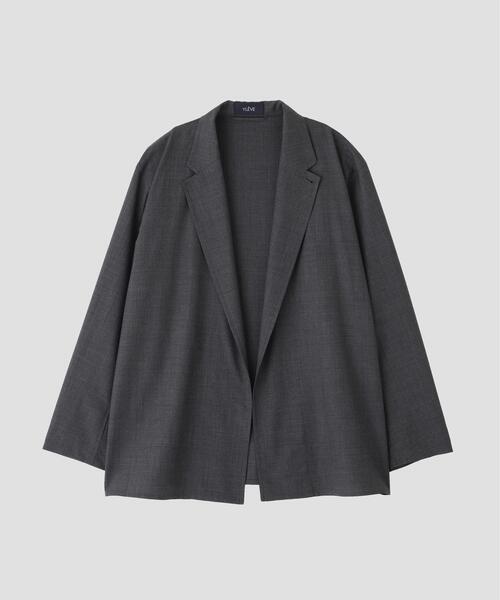 YLEVE(イレーヴ)の「YLEVE / SUPER140's WOOL TROPICAL JACKET(テーラードジャケット・レディース・グレー系その他3/ベージュ・1)」の5枚目の写真