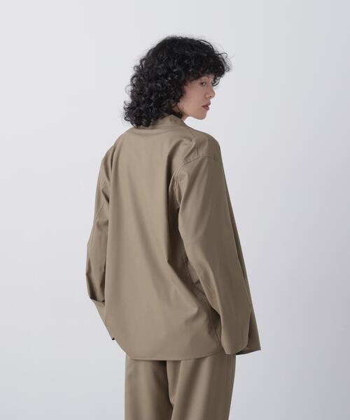 YLEVE(イレーヴ)の「YLEVE / SUPER140's WOOL TROPICAL JACKET(テーラードジャケット・レディース・グレー系その他3/ベージュ・1)」の9枚目の写真
