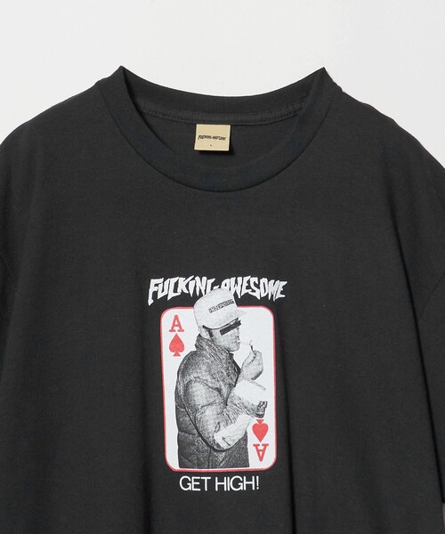 FUCKING AWESOME(ファッキングオーサム)の「<FUCKING AWESOME> Inde/Get High Tee BLK/Tシャツ(Tシャツ/カットソー・メンズ・ブラック・L/M)」の3枚目の写真