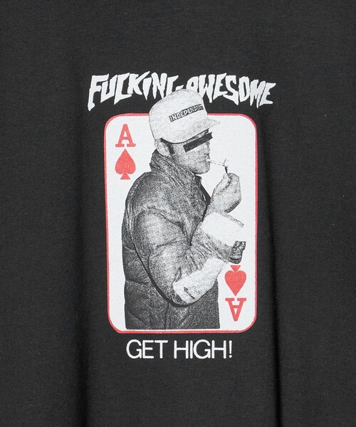 FUCKING AWESOME(ファッキングオーサム)の「<FUCKING AWESOME> Inde/Get High Tee BLK/Tシャツ(Tシャツ/カットソー・メンズ・ブラック・L/M)」の5枚目の写真