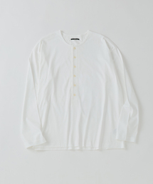 EDIFICE | Albini(アルビニ)DEEP LINE ヘンリーネックシャツ ロングスリーブシャツ(Tシャツ/カットソー)