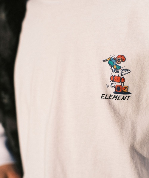 ELEMENT(エレメント)の「ELEMENT メンズ CAMOCHILL LS ロンT 【2026年秋冬モデル】/エレメントバックプリント長袖ロンT(Tシャツ/カットソー・メンズ・ブラック/ホワイト・X-LARGE/LARGE/MEDIUM)」の6枚目の写真