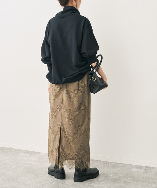 Spick & Span(スピックアンドスパン)の「レースイージータイトスカート(スカート・レディース・モカ/ホワイト系その他・38/36)」の17枚目の写真