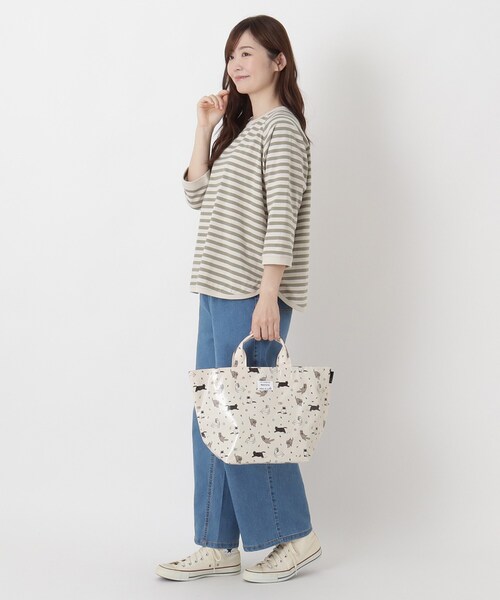 one'sterrace（ワンズテラス）の「ROOTOTE ルートート デリラミネート Y（トートバッグ・レディース・ベージュ系8/ネイビー系5/アイボリー系8・99）」の9枚目の写真