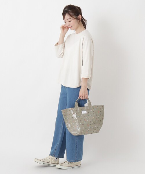 one'sterrace（ワンズテラス）の「ROOTOTE ルートート デリラミネート Y（トートバッグ・レディース・ベージュ系8/ネイビー系5/アイボリー系8・99）」の11枚目の写真