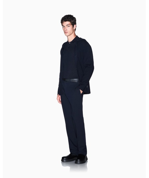 ARMANI EXCHANGE(アルマーニエクスチェンジ)の「【A|X アルマーニ エクスチェンジ】リヨセルブレンド ニットポロ プルオーバー(EC限定カラー含)(ポロシャツ・メンズ・ダークネイビー/ブラック・X-LARGE/SMALL/MEDIUM/LARGE/X-SMALL)」の6枚目の写真