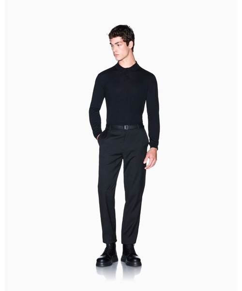 ARMANI EXCHANGE(アルマーニエクスチェンジ)の「【A|X アルマーニ エクスチェンジ】リヨセルブレンド ニットポロ プルオーバー(EC限定カラー含)(ポロシャツ・メンズ・ダークネイビー/ブラック・X-LARGE/SMALL/MEDIUM/LARGE/X-SMALL)」の12枚目の写真