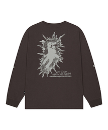 ELECTRIC MAN LONG SLV TEE brown
