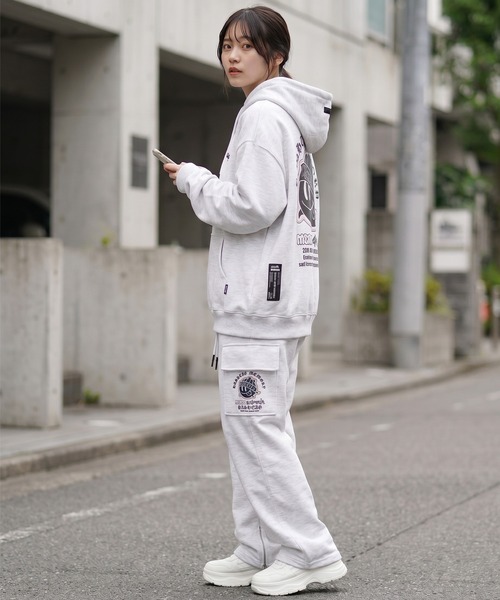 #MEMORY(メモリー)の「【MEMORY × 2ND ARCHIVE】別注 スウェットカーゴパンツ(スウェットパンツ・メンズ・チャコールグレー/ブラック/ホワイト系・FREE)」の10枚目の写真
