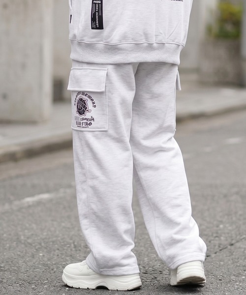 #MEMORY(メモリー)の「【MEMORY × 2ND ARCHIVE】別注 スウェットカーゴパンツ(スウェットパンツ・メンズ・チャコールグレー/ブラック/ホワイト系・FREE)」の9枚目の写真