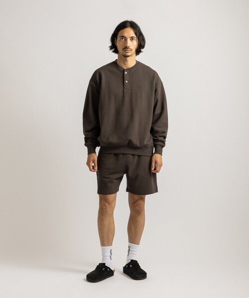 Saturdays NYC(サタデーズ ニューヨークシティ )の「Austin Slash Sweat Short(その他パンツ・メンズ・スミクロ/グレー・L/M/S)」の14枚目の写真