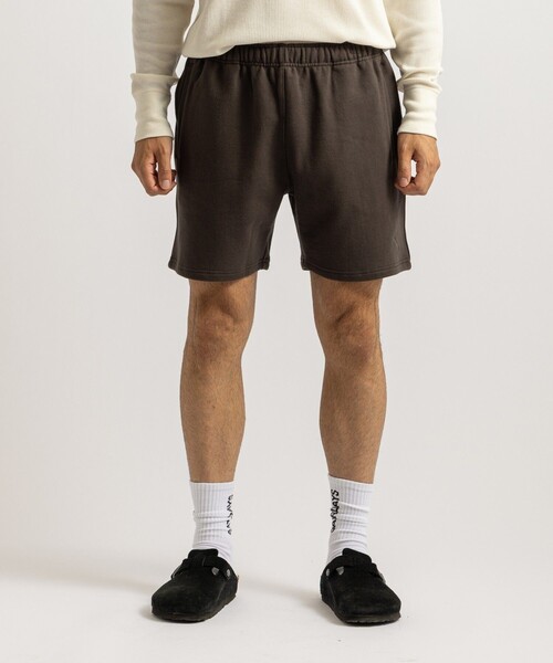Saturdays NYC(サタデーズ ニューヨークシティ )の「Austin Slash Sweat Short(その他パンツ・メンズ・スミクロ/グレー・L/M/S)」の1枚目の写真
