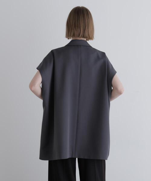 LE PHIL(ルフィル)の「◆フレンチスリーブジャケット(テーラードジャケット・レディース・ホワイト/グレー系その他・F)」の17枚目の写真