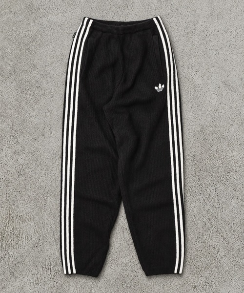 adidas(アディダス)の「【adidas Originals by JENNIE】ニットパンツ / ニット ルーズ パンツ / アディダスオリジナルス adidas Originals(その他パンツ・レディース・ベージュ/ライトブルー/ブラック・M)」の2枚目の写真