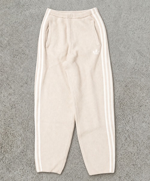 adidas(アディダス)の「【adidas Originals by JENNIE】ニットパンツ / ニット ルーズ パンツ / アディダスオリジナルス adidas Originals(その他パンツ・レディース・ベージュ/ライトブルー/ブラック・M)」の7枚目の写真