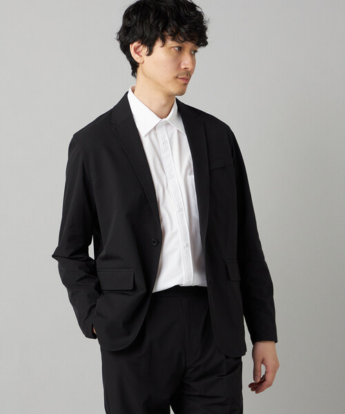 COMME CA MEN(コムサメン)の「【撥水】【セットアップ対応】〔TEXBRID〕4WAYテック ジャケット(その他アウター・メンズ・ブラック・L/M/S)」の3枚目の写真