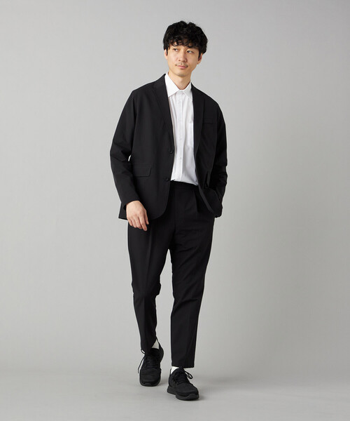 COMME CA MEN(コムサメン)の「【撥水】【セットアップ対応】〔TEXBRID〕4WAYテック ジャケット(その他アウター・メンズ・ブラック・L/M/S)」の4枚目の写真