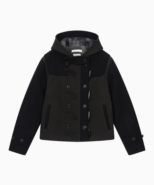 OHESHIO(オヘシオ)の「PADDED DUFFLE WOOL COAT, NAVY(チェスターコート・レディース・その他・FREE)」の6枚目の写真