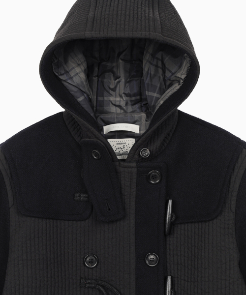 OHESHIO(オヘシオ)の「PADDED DUFFLE WOOL COAT, NAVY(チェスターコート・レディース・その他・FREE)」の8枚目の写真
