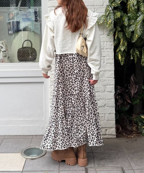 w closet(ダブルクローゼット)の「カレッジボレロ+ワンピース(ワンピース・レディース・イエロー/ライトグレー/ネイビー/ブルー・FREE)」の13枚目の写真