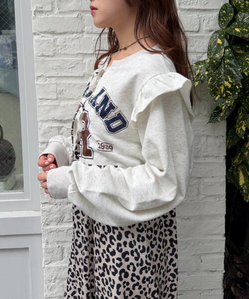 w closet(ダブルクローゼット)の「カレッジボレロ+ワンピース(ワンピース・レディース・イエロー/ライトグレー/ネイビー/ブルー・FREE)」の17枚目の写真