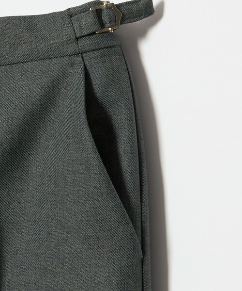 A DAY IN THE LIFE UNITED ARROWS（アデイインザライフユナイテッドアローズ）の「ツイードライク メランジ タックワイドパンツ ‐セットアップ対応‐＜A DAY IN THE LIFE＞（その他パンツ・レディース・ダークブラウン/ナチュラル/オフホワイト/ダークグレー・36/38/40）」の7枚目の写真