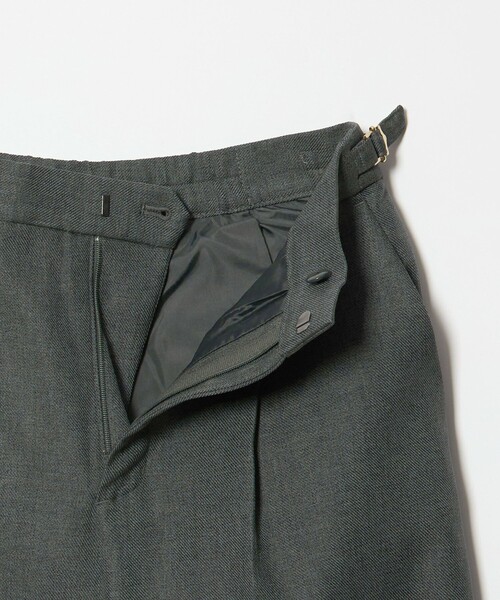 A DAY IN THE LIFE UNITED ARROWS（アデイインザライフユナイテッドアローズ）の「ツイードライク メランジ タックワイドパンツ ‐セットアップ対応‐＜A DAY IN THE LIFE＞（その他パンツ・レディース・ダークブラウン/ナチュラル/オフホワイト/ダークグレー・36/38/40）」の9枚目の写真