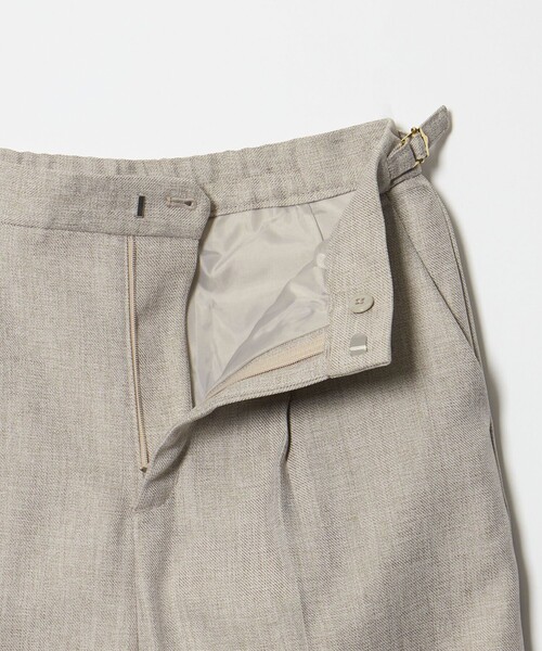A DAY IN THE LIFE UNITED ARROWS（アデイインザライフユナイテッドアローズ）の「ツイードライク メランジ タックワイドパンツ ‐セットアップ対応‐＜A DAY IN THE LIFE＞（その他パンツ・レディース・ダークブラウン/ナチュラル/オフホワイト/ダークグレー・36/38/40）」の13枚目の写真