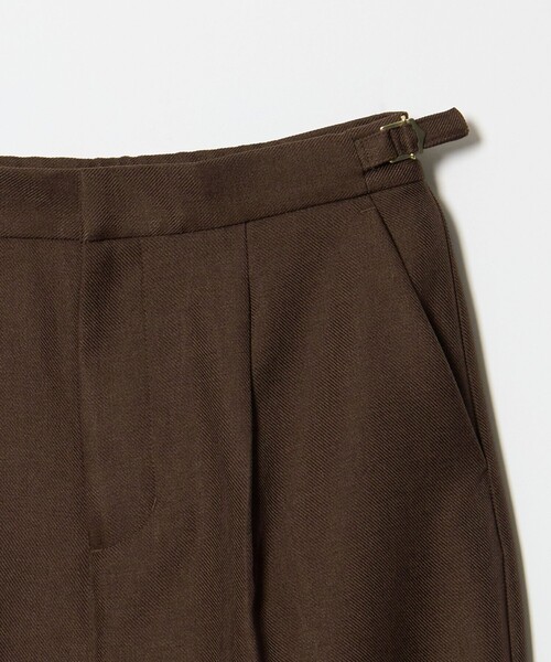 A DAY IN THE LIFE UNITED ARROWS（アデイインザライフユナイテッドアローズ）の「ツイードライク メランジ タックワイドパンツ ‐セットアップ対応‐＜A DAY IN THE LIFE＞（その他パンツ・レディース・ダークブラウン/ナチュラル/オフホワイト/ダークグレー・36/38/40）」の15枚目の写真