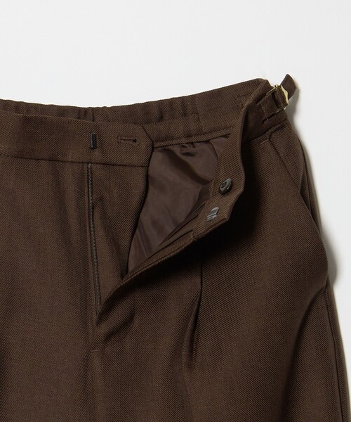 A DAY IN THE LIFE UNITED ARROWS（アデイインザライフユナイテッドアローズ）の「ツイードライク メランジ タックワイドパンツ ‐セットアップ対応‐＜A DAY IN THE LIFE＞（その他パンツ・レディース・ダークブラウン/ナチュラル/オフホワイト/ダークグレー・36/38/40）」の16枚目の写真