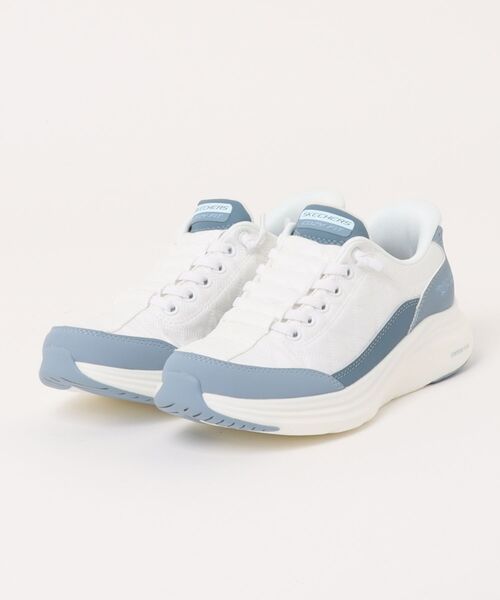 SKECHERS(スケッチャーズ)の「【SKECHERS】スケッチャーズ Slip-ins: Contour Foam - Cozy Fit(スリップインズ:コンツアーフォーム - コージーフィット)150404(スニーカー・レディース・ブラック×ブラック/ホワイト/ホワイト×ブルー・22.5cm/23.0cm/23.5cm/24.0cm/24.5cm/25.0cm)」の2枚目の写真