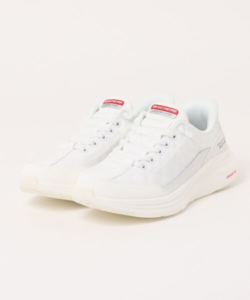 SKECHERS(スケッチャーズ)の「【SKECHERS】スケッチャーズ Slip-ins: Contour Foam - Cozy Fit(スリップインズ:コンツアーフォーム - コージーフィット)150404(スニーカー・レディース・ブラック×ブラック/ホワイト/ホワイト×ブルー・22.5cm/23.0cm/23.5cm/24.0cm/24.5cm/25.0cm)」の1枚目の写真