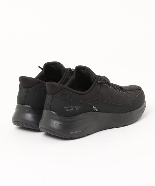 SKECHERS(スケッチャーズ)の「【SKECHERS】スケッチャーズ Slip-ins: Contour Foam - Cozy Fit(スリップインズ:コンツアーフォーム - コージーフィット)150404(スニーカー・レディース・ブラック×ブラック/ホワイト/ホワイト×ブルー・22.5cm/23.0cm/23.5cm/24.0cm/24.5cm/25.0cm)」の4枚目の写真