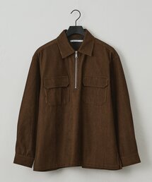 コントラストコールハーフジップ
