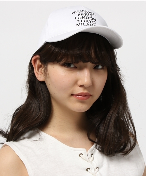 WEGO（ウィゴー）の「WEGO/ロゴキャップ（キャップ・レディース・ブラック/ホワイト/ベージュ・FREE）」の9枚目の写真