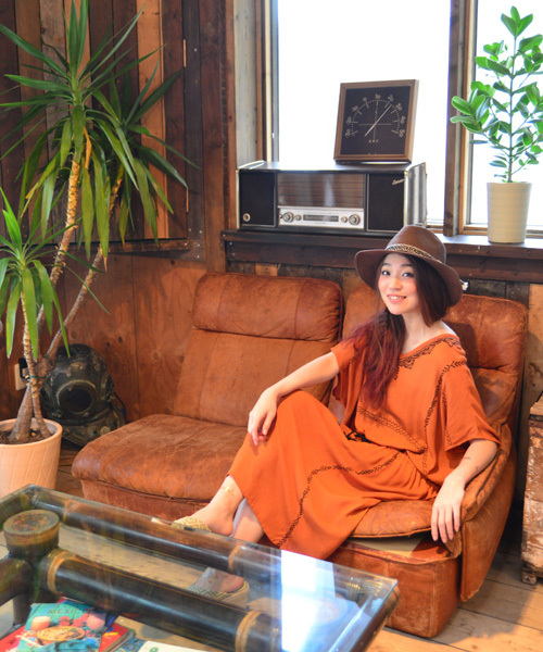 チャイハネ(チャイハネ)の「【チャイハネ】ジオメトリックテープつば広ハット(ハット・レディース・ナチュラル/ブラウン・FREE)」の7枚目の写真