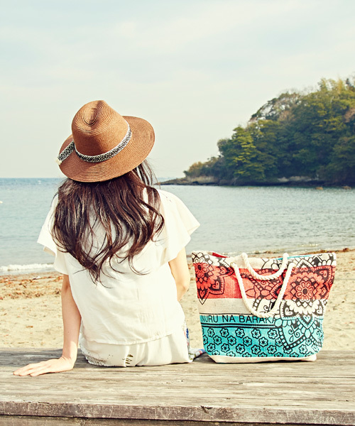 チャイハネ(チャイハネ)の「【チャイハネ】ジオメトリックテープつば広ハット(ハット・レディース・ナチュラル/ブラウン・FREE)」の16枚目の写真