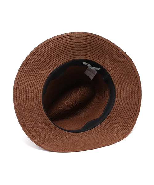 チャイハネ(チャイハネ)の「【チャイハネ】ジオメトリックテープつば広ハット(ハット・レディース・ナチュラル/ブラウン・FREE)」の14枚目の写真